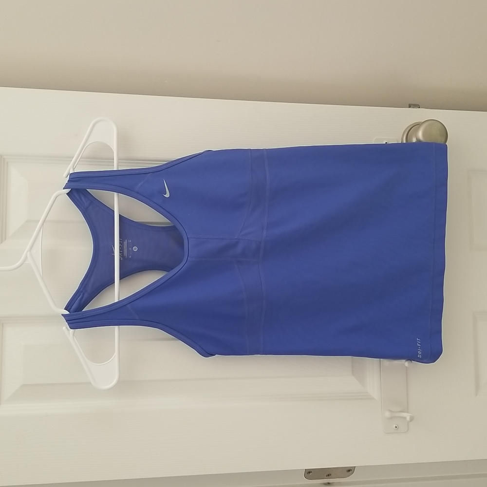 Blue Nike Dri-Fit Tank